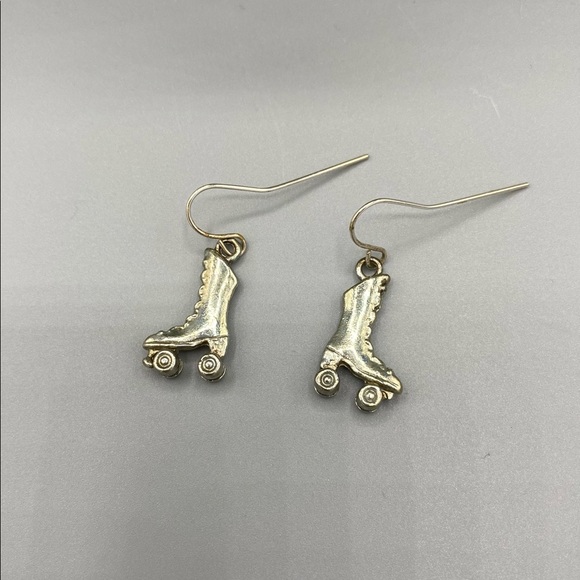 Silver Tone Skate Earrings 4/$15 - Picture 3 of 4